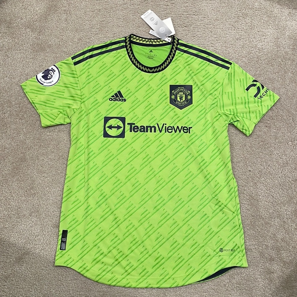 Men's Authentic adidas Ronaldo Manchester United Third Jersey 22/23 size L NWT